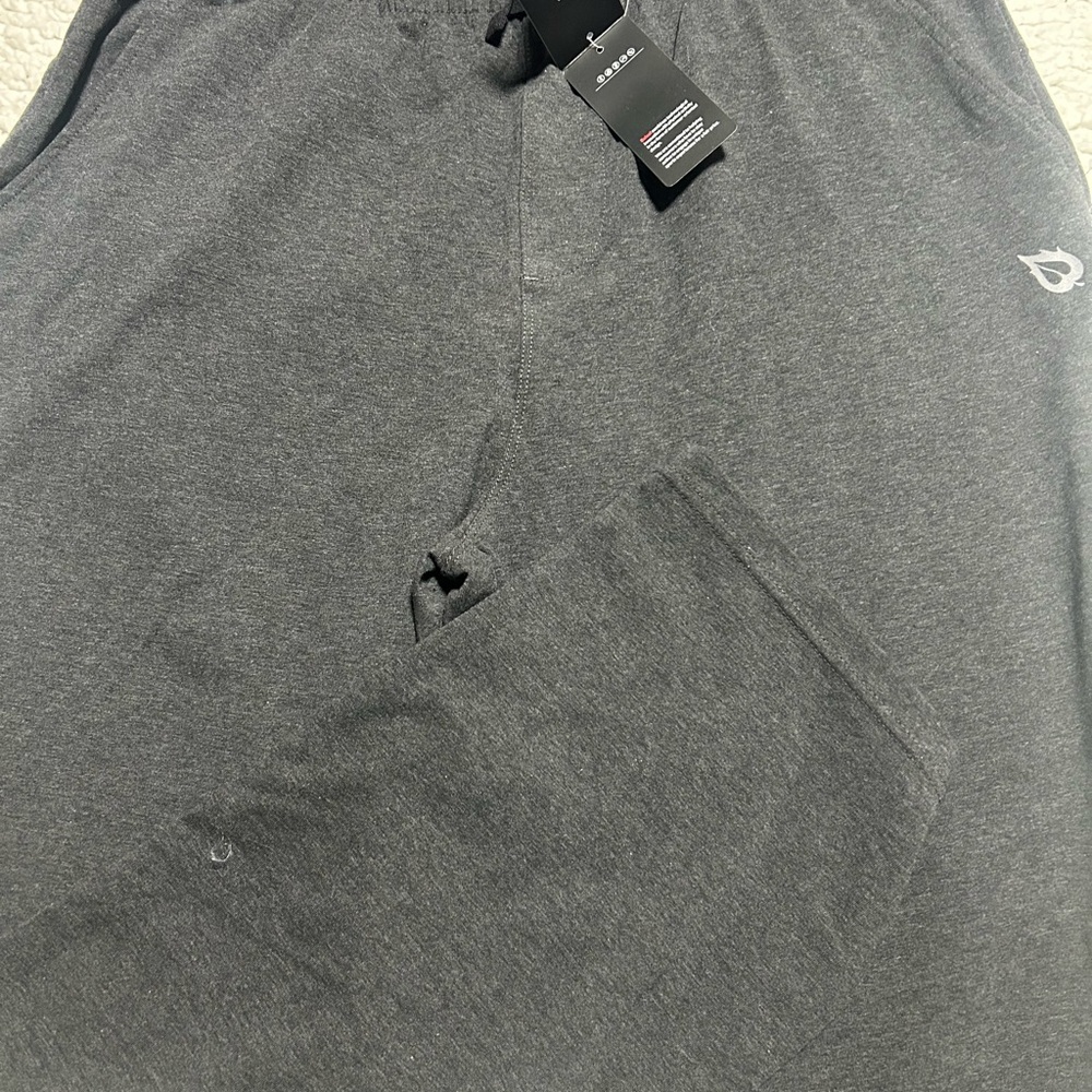 Gray Joggers with Logo